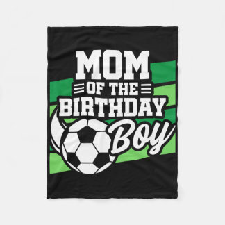 Voetbal Verjaardag - Verjaardag Moeder - Jongens V Fleece Deken