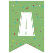 Voetbal verjaardagsfeestje vlaggenlijnen voor kind vlaggetjes (Derde vlag)