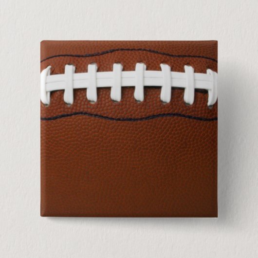 Voetbal Vierkante Button 5,1 Cm (Voorkant)