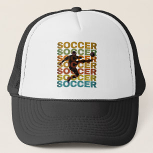 VOETBAL VINTAGE TRUCKER PET