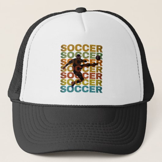 VOETBAL VINTAGE TRUCKER PET (Voorkant)