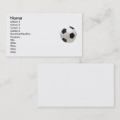 Voetbal Visitekaartje (Voorkant / Achterkant)