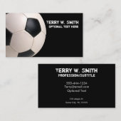 Voetbal Visitekaartje (Voorkant / Achterkant)