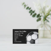 Voetbal Visitekaartje (Staand voorkant)