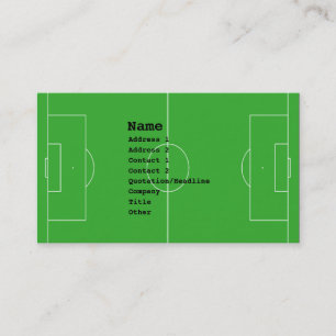 Voetbal visitekaartjes -