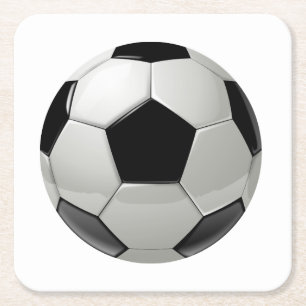 Voetbal Voetbal Bal Papier Onderzetter