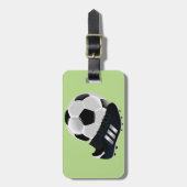 Voetbal Voetbal/Football Bagagelabel (Voorkant verticaal)