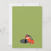 Voetbal voetbal kaart (Achterkant)