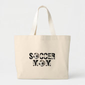 voetbal Voetbal Mam Jumbo Canvas tas (Voorkant)