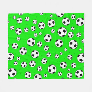 Voetbal / Voetbal Naadloos Patroon Fleece Deken