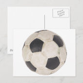 Voetbal Voetbal Voetbal Soccer Game Briefkaart (Voorkant / Achterkant)