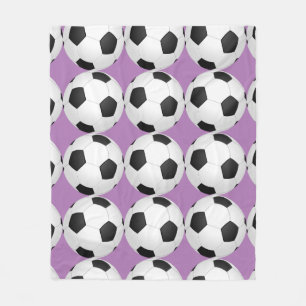 Voetbal Voetbalspeler Meisjes fleece deken
