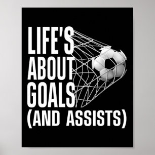 Voetbal voor mannen Vrouwen Voetbal Liefhebbers Sp Poster