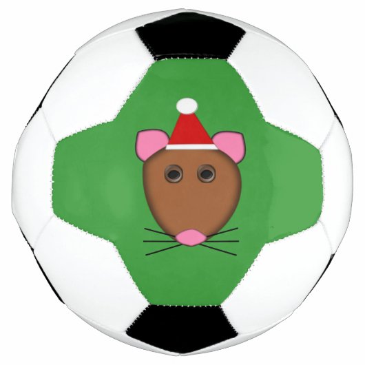 Voetbal voor vrolijk kerstmis (Voorkant)