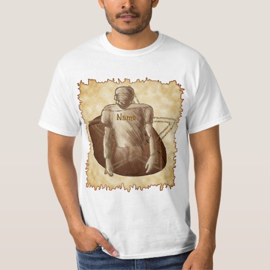 Voetbal Warrior T-shirt (Voorkant)