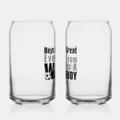 Voetbal Waterboy Blikvorm Glas (Rechts)