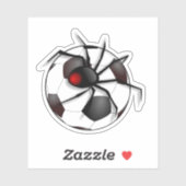 Voetbal Weduwe Sport Sticker (Vel)