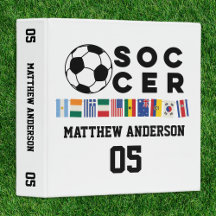 Voetbal Wereld Scrapboek Album | Gepersonaliseerd