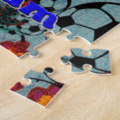 Voetbal WIFI Eet Dromen – Leuke Sport Art Print Legpuzzel (Zijkant)