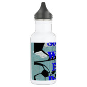Voetbal WIFI Eet Dromen – Leuke Sport Art Print Waterfles (Links)
