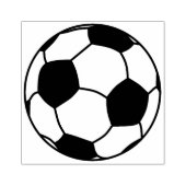 Voetbal Wood Art Stamp Rubberstempel (Afrduk)