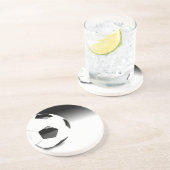 Voetbal Zandsteen Onderzetter (Zijkant)