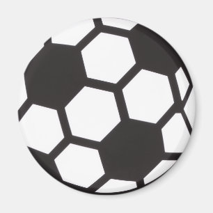 Voetbal Zwart & Wit Magneet