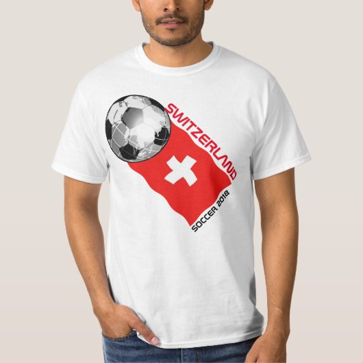 Voetbal Zwitserland T-shirt (Voorkant)