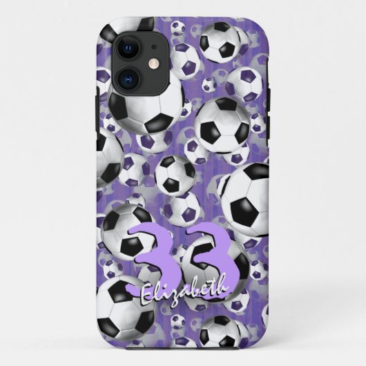 Voetbalballen! Vrouwenvoetbal Case-Mate iPhone Case (Achterkant)
