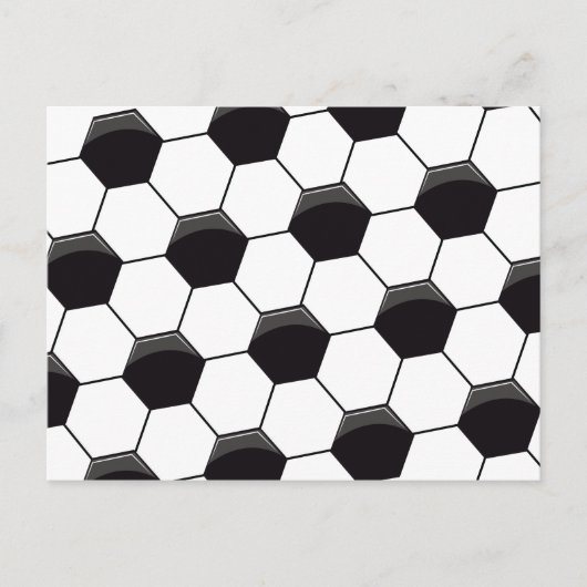 voetbalcel briefkaart (Voorkant)