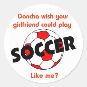 VoetbalChick Doncha Ronde Sticker