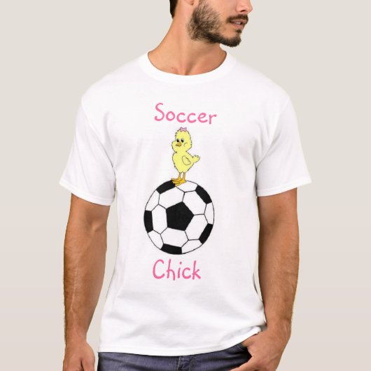  voetbalchick t-shirt (Voorkant)