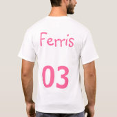  voetbalchick t-shirt (Achterkant)