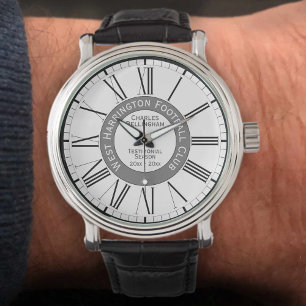 Voetbalclub Voetballer Testimonial Seizoen Horloge