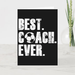 Voetbalcoach - Beste Coach Ooit Voetbal Cadeau Kaart