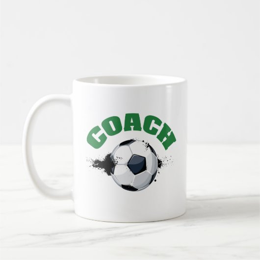 Voetbalcoach koffiemok (Links)