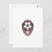 voetbalcompetitie briefkaart (Voorkant / Achterkant)