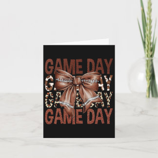 Voetbaldag Voetbal Boog Luipaard Vrouwen Meisjes K Kaart