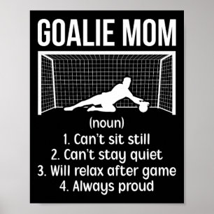 Voetbaldoelman Moeder Definitie Voetbal Keeper Moe Poster