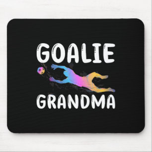 Voetbaldoelman Oma Van Een Voetbalkeeper Oma Muismat