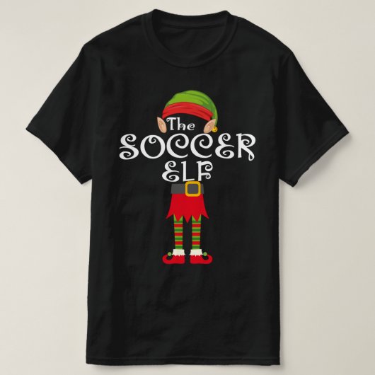 voetbalelffamilie komt overeen met kerstmis t-shirt (Design voorkant)