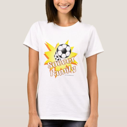 Voetbalfamilie T-shirt (Voorkant)