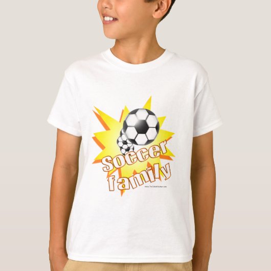 Voetbalfamilie T-shirt (Voorkant)