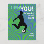 Voetbalfeest Dank u Briefkaart (Voorkant)