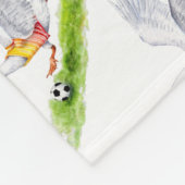 Voetbalgans Fleece Deken (Hoek)