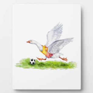 Voetbalgans Fotoplaat