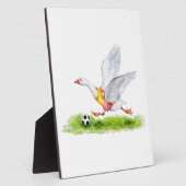 Voetbalgans Fotoplaat (Zijkant)