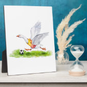 Voetbalgans Fotoplaat (Zijkant)