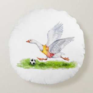 Voetbalgans Rond Kussen