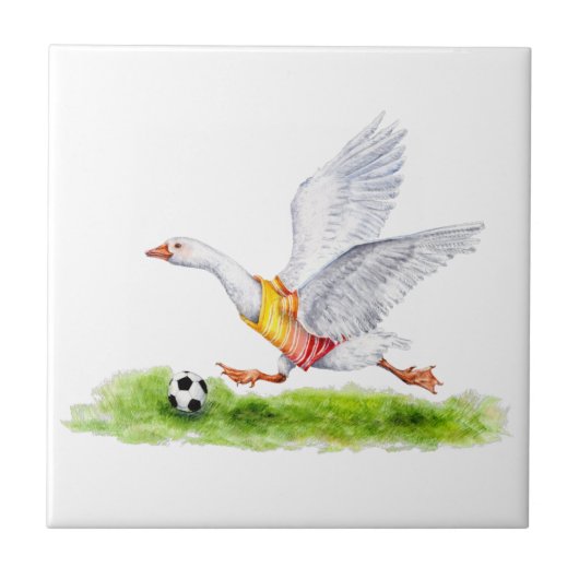 Voetbalgans Tegeltje (Voorkant)